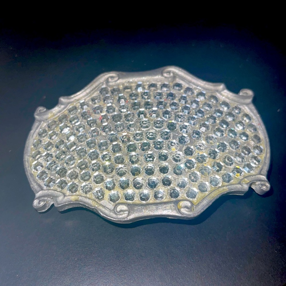 Glitter western buckle